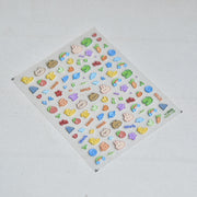 365nails: "Kawaii Doodle Cute Animal Snack" – nail art stickers