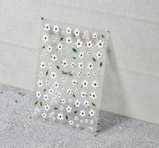 Delicate White Blossoms – Minimalist Floral Nail Art Set