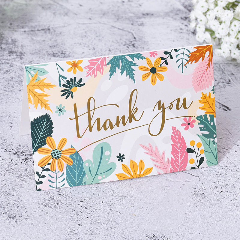 Floral Thank You Cards for Customer Appreciation Packaging (MOQ=2)