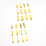 Manicura de mariposa para uñas terminadas, manicura con temperamento de diamante completo, parche de presión para uñas, suministro directo de manicura | 365nails