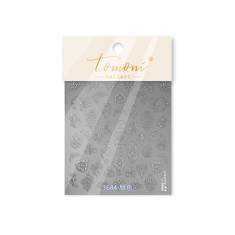 365nails: "Vintage Baroque Lace Filigree" – Nail Art Stickers