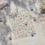 Cute Teddy & Puppy Nail Stickers – Kawaii Collection