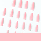 Coleção de unhas de balé longas foscas de cor sólida, atacado de unhas ｜365nails