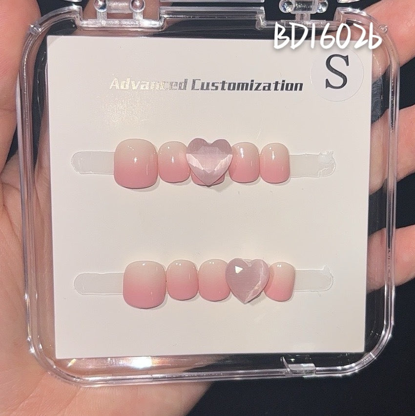 可愛迷你卡通兒童穿戴甲綜合盒