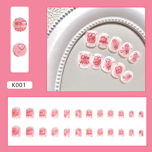 Short Cute kids nails｜365nails