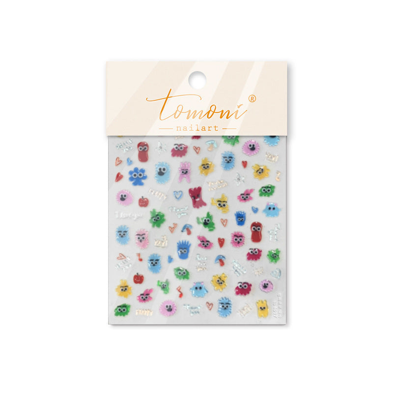 365nails: "Cute Monster Party" – nail art stickers