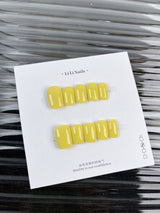 The Essential Solids | Short Medium Square | Handmade Press-on Nails