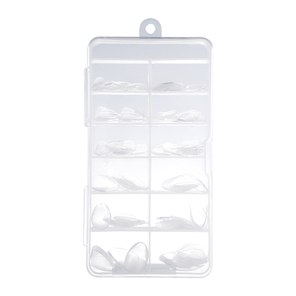 365nails Cross-Border Hot-Selling Half-Matte Nail Tips | Clear Seamless Nail Extension Set with Storage Case