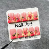 Coral Petal Seashell Series Press-On Nails