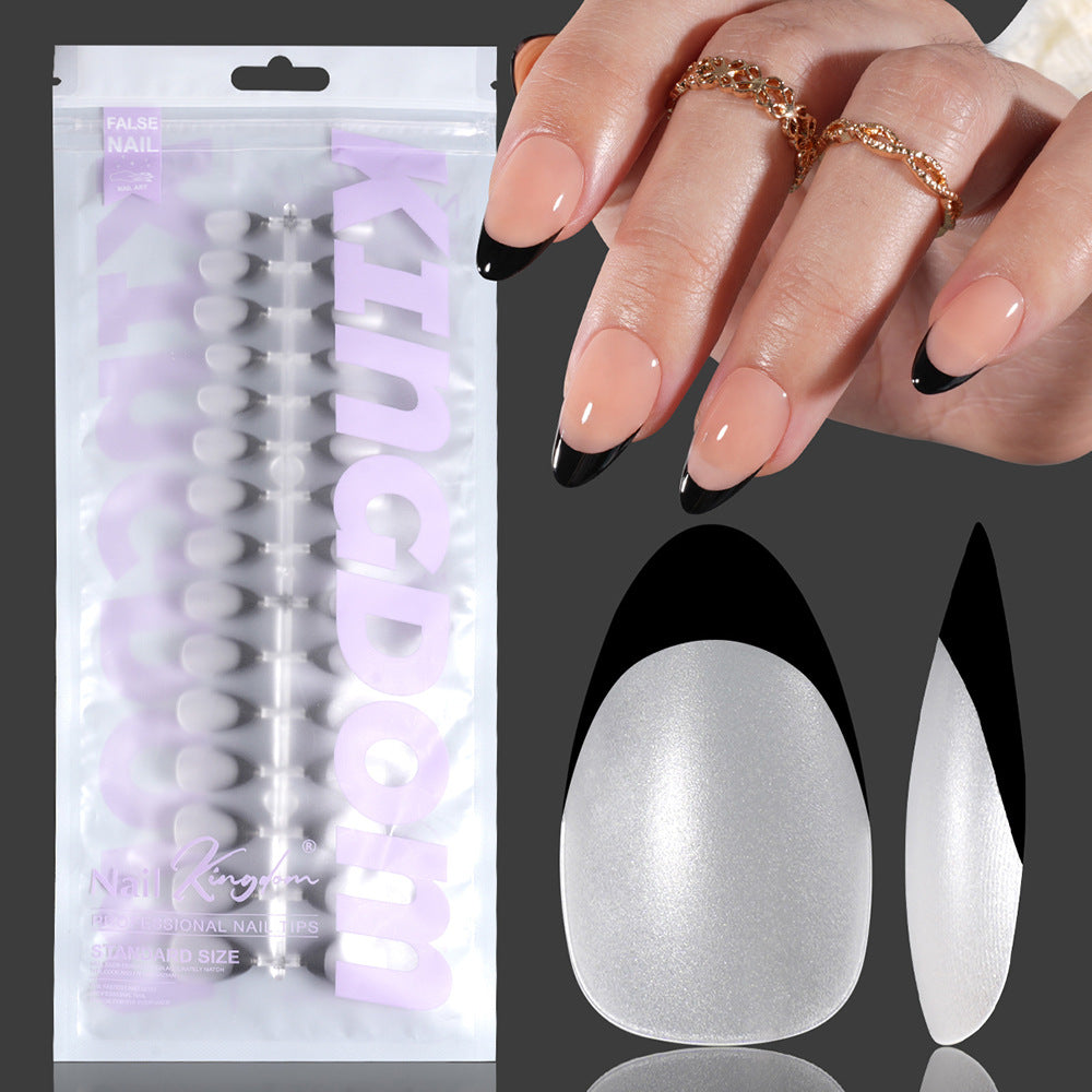 Nail Tips hot-selling nail pieces Frosted French, no-carving and grinding nail patches Prefabricated nail 120 pieces False nail wholesale