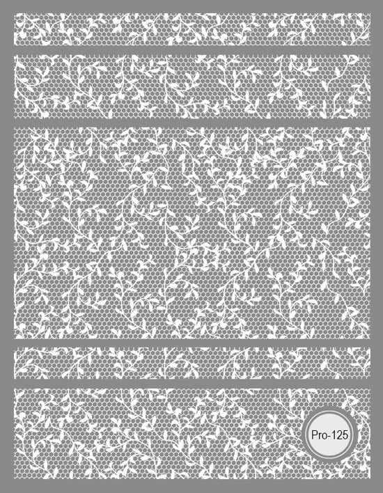 365nails: "Vintage White Lace Border" – Nail Art Stickers
