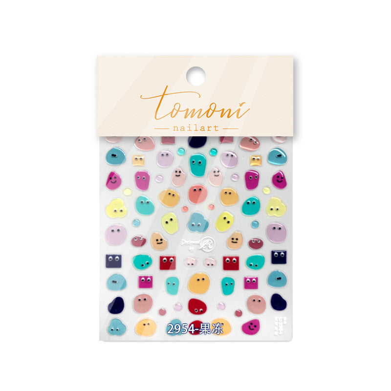 365nails: "petit monstre mignon" – Autocollants pour ongles