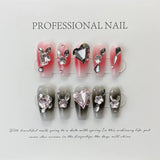 Mixed Holiday Elegant Short Long Press On Nail Set