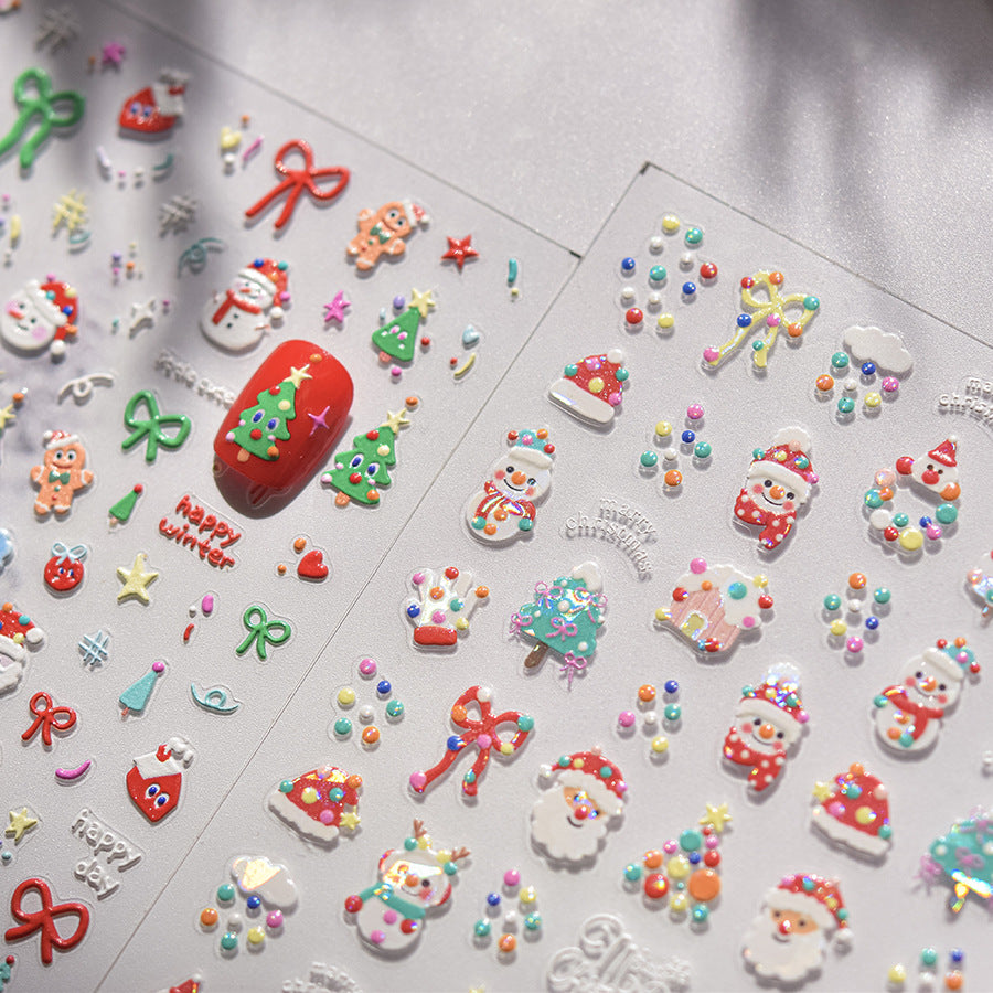 365nails: "Colorful Mini Christmas" – nail art stickers