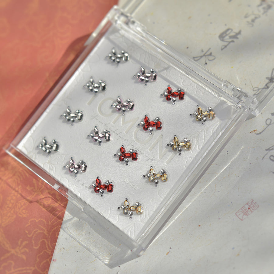 365nails: 크리스탈 나비 참 네일 아트 스티커