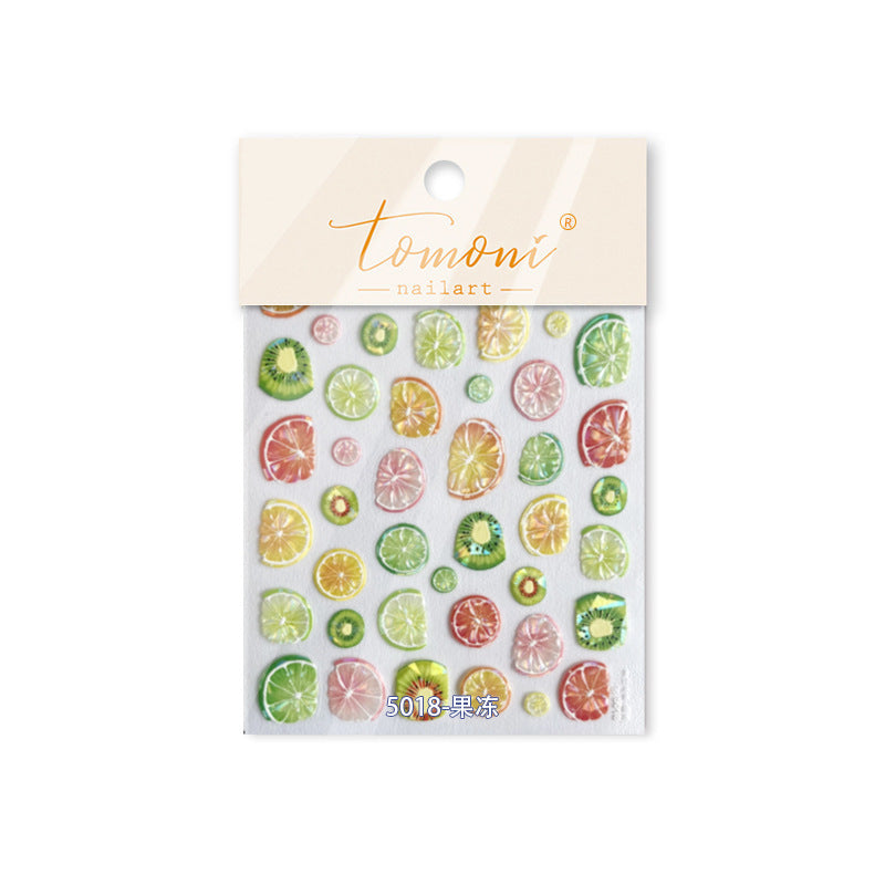 Jelly Fruit Slice – Fresh Summer Nail Art Stickers