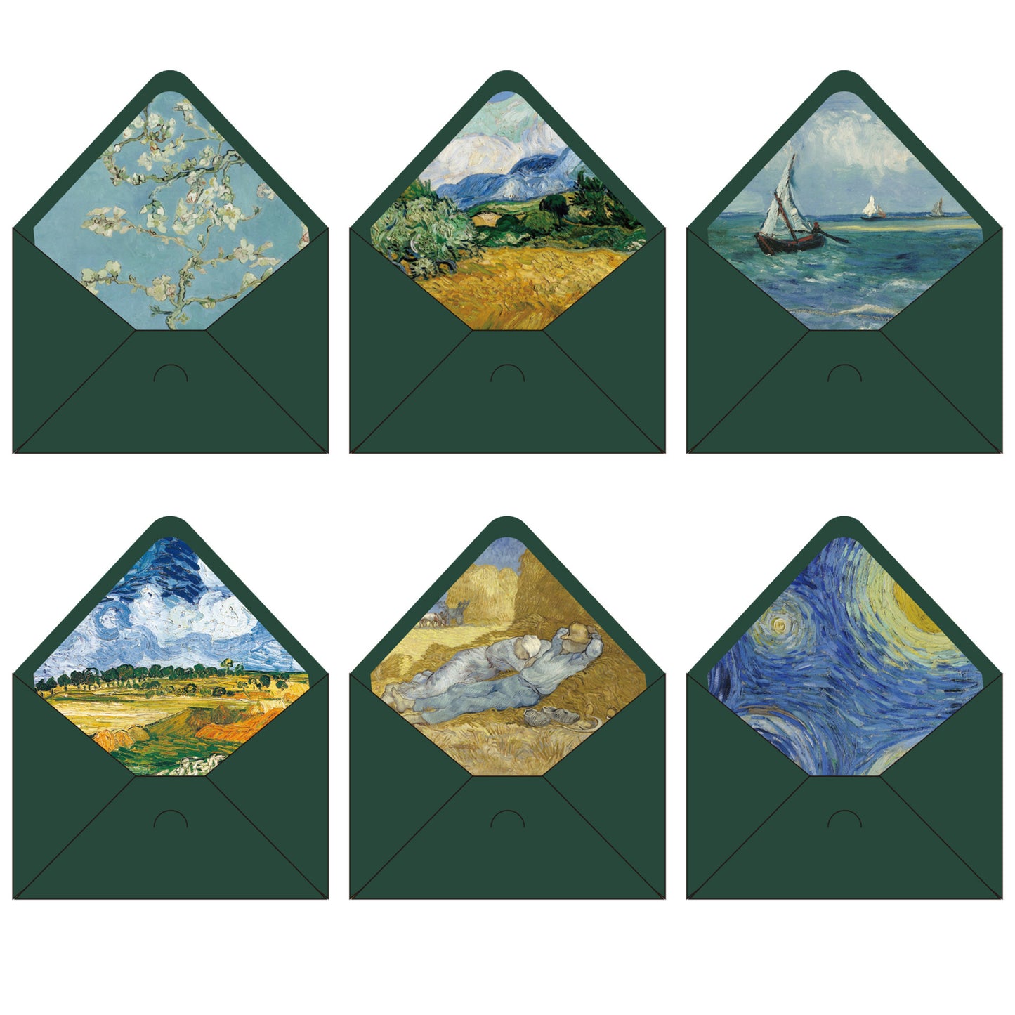 Romantic Blush Pink Envelope With Floral Wax Seal (MOQ=7)