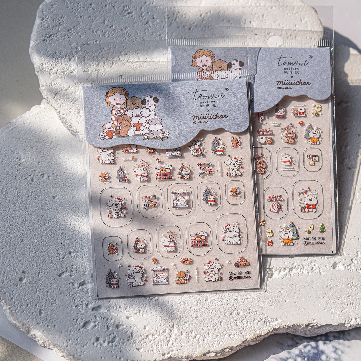 365nails: "Miiiichan Winter Friends" – nail art stickers