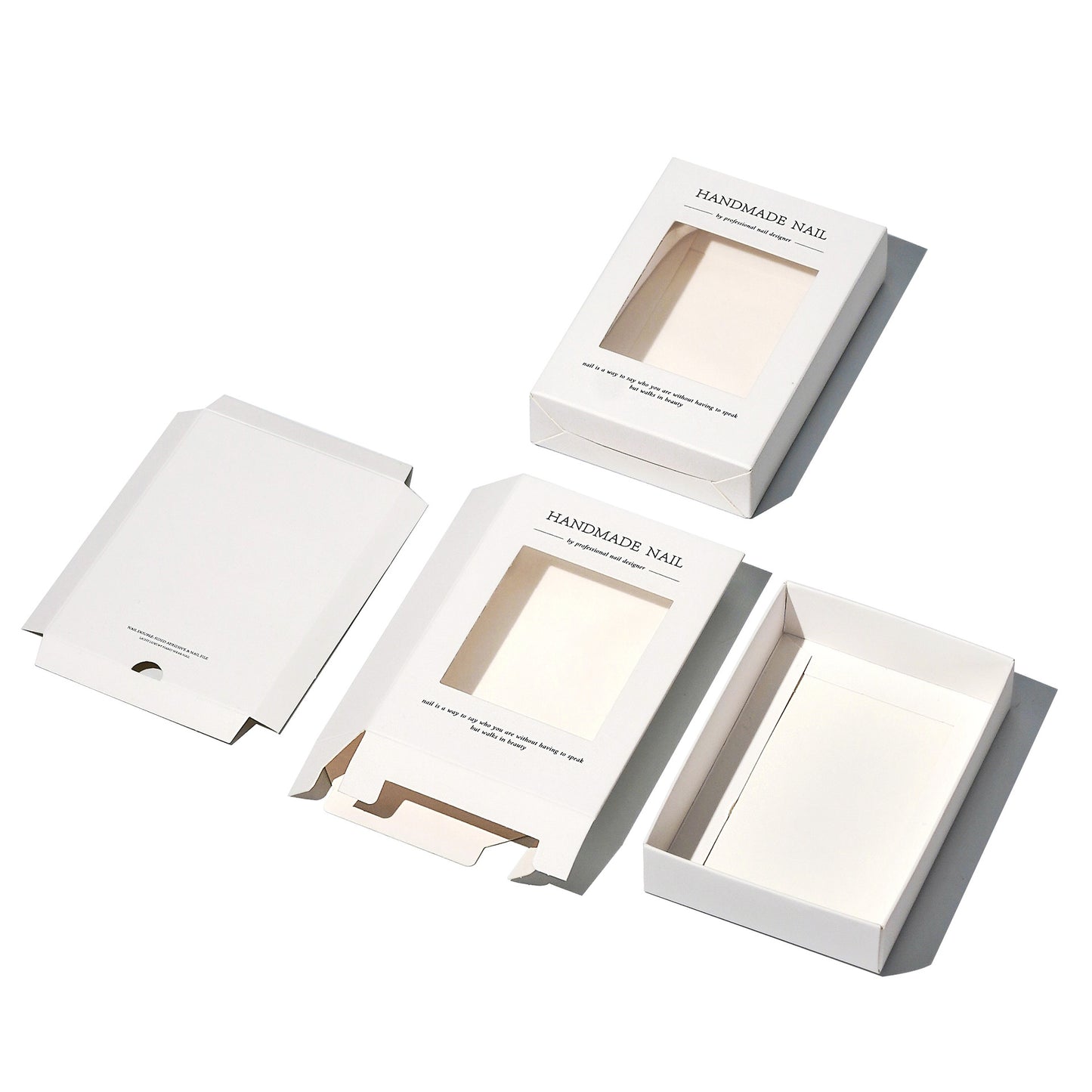 Window Packaging Box for Press On Nails