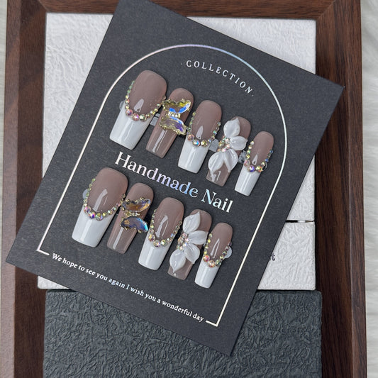 Spice girls punk pure hand-painted wearing nail film high sense summer