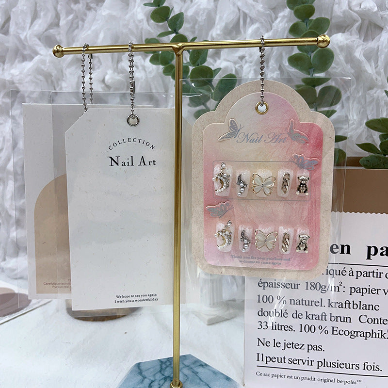 Clear OPP Press On Nail Packaging Display Bags (MOQ=50)