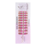 Nail Tips French press on nails  explosion five-color rectangular versatile removable patch manicure 150 pieces fake nail piece