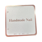 Pearlescent Foil Display Cards for Press On Nail Presentation (MOQ=50)