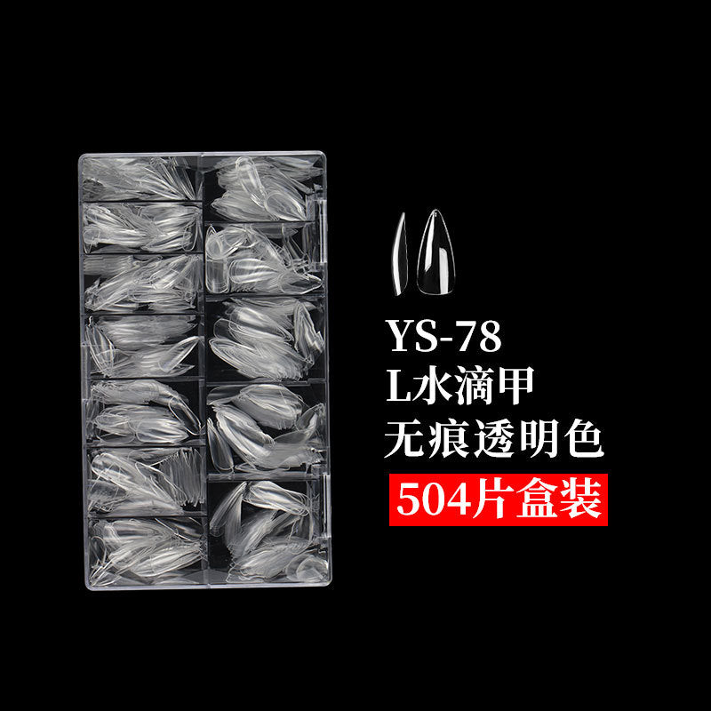 Drama Collection: "Extended Water Drop Nail Tips" – Multi-Size Extended Water Drop Nail Tips
