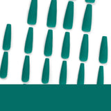 New solid color green wearing nail extra long ballet whitening nail nail piece  fake nail patch factory wholesale｜365nails