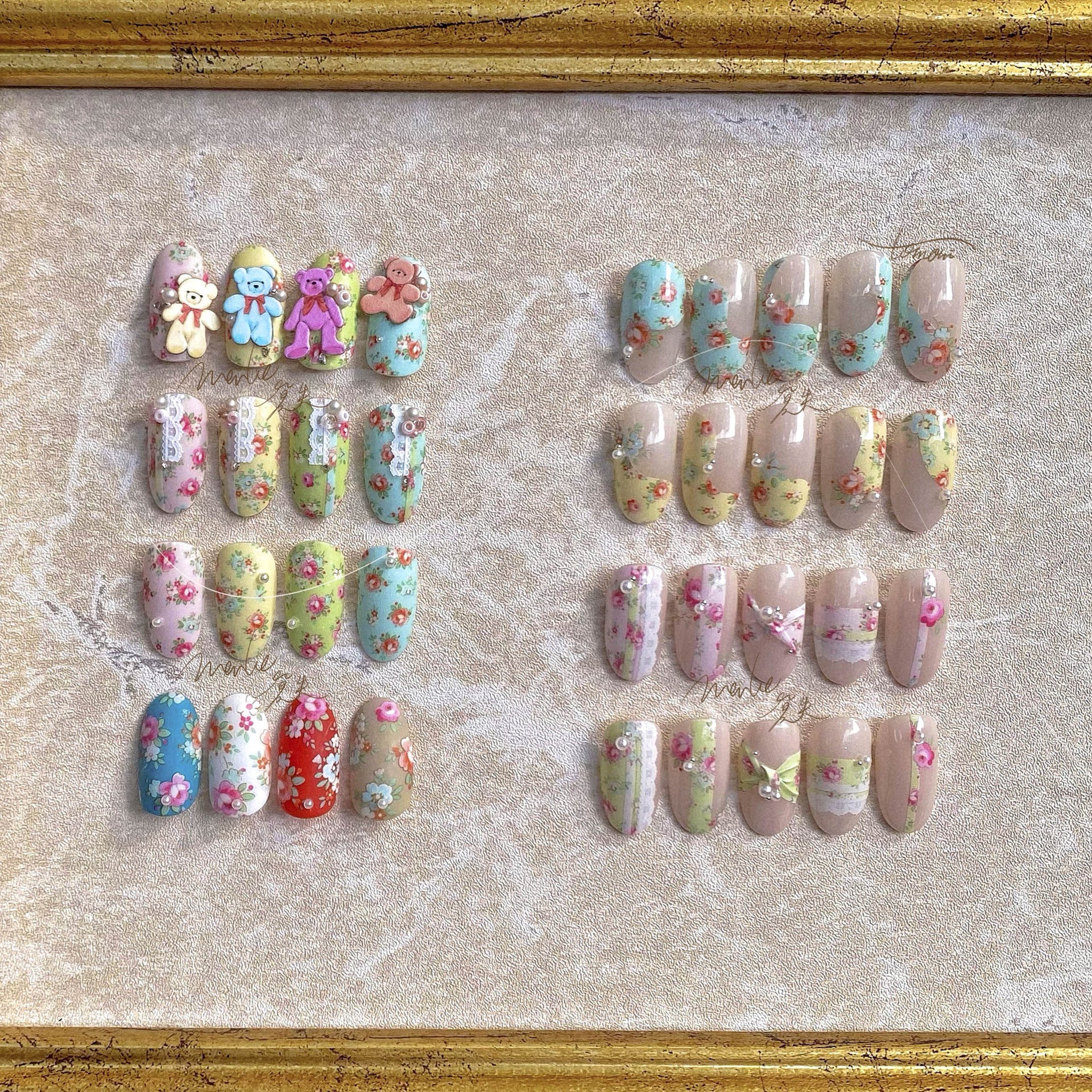365nails: "Vintage Pink Rose" – nail art stickers