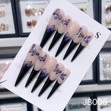 Extra Long 5.5cm Stiletto Press-On Nails Collection | Dozens of Styles | Reusable & Ready to Wear