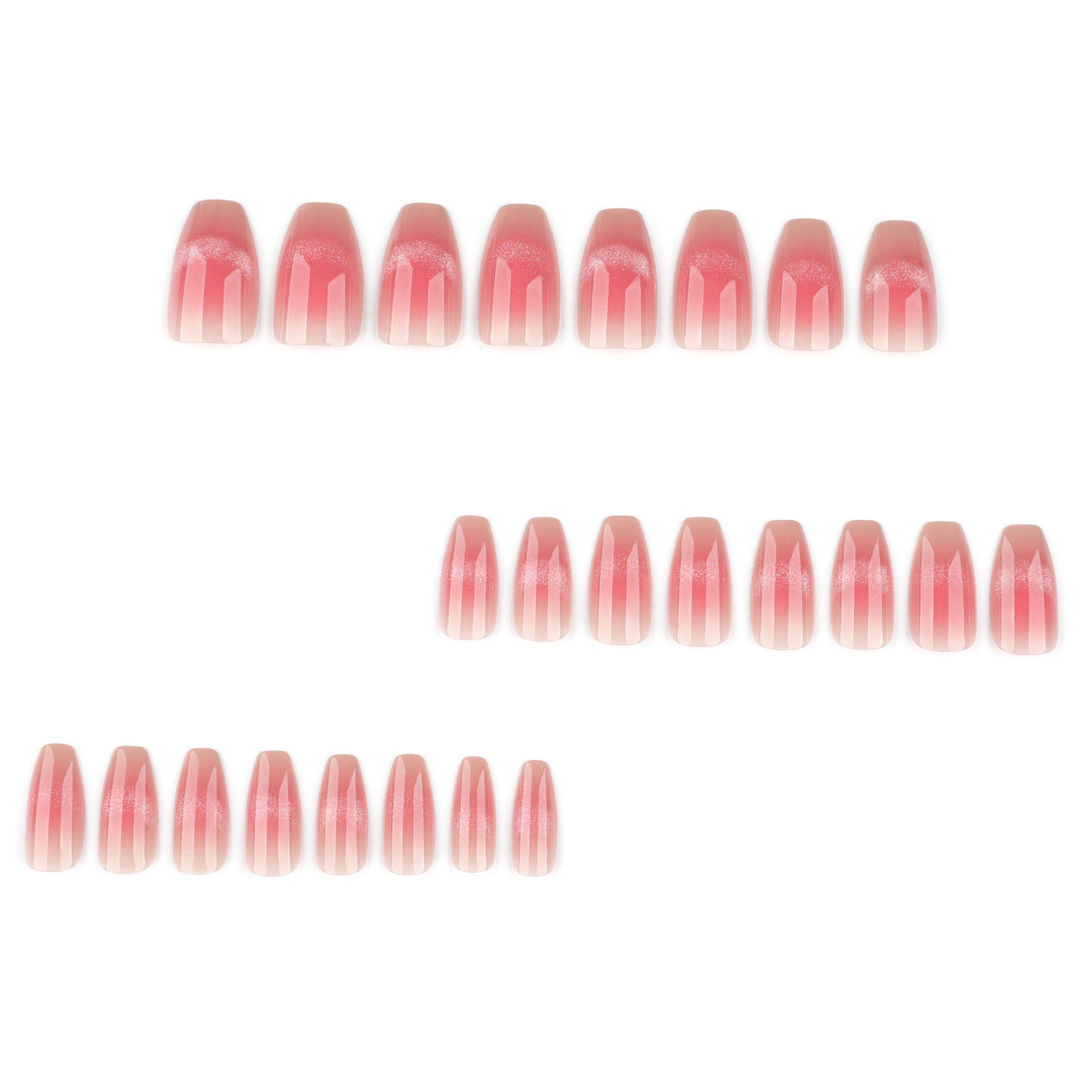 Soft Milky French Nails with Subtle Shimmer Finish