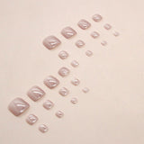 Pó refrescante de verão para unhas postiças Aurora Bright Eye, comprimidos de manicure removíveis, unhas postiças de pressão, atacado de unhas 365nails