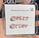 Cute Cartoon Kids Press On Nails Collection