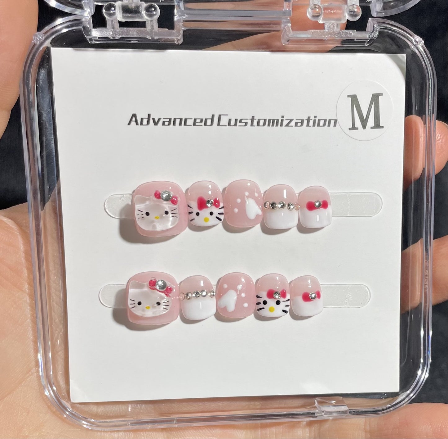 Sweet Cartoon Candy Kids Press On Nails Assorted Set