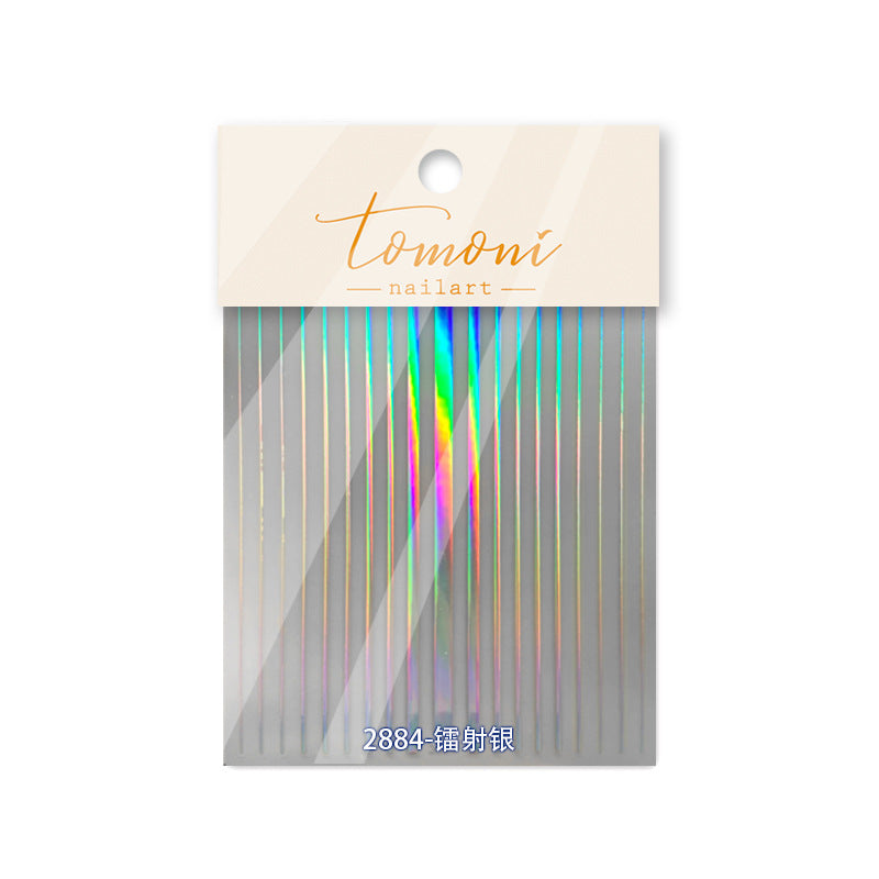 365nails: "méduse argentée holographique océan" – Autocollants pour ongles