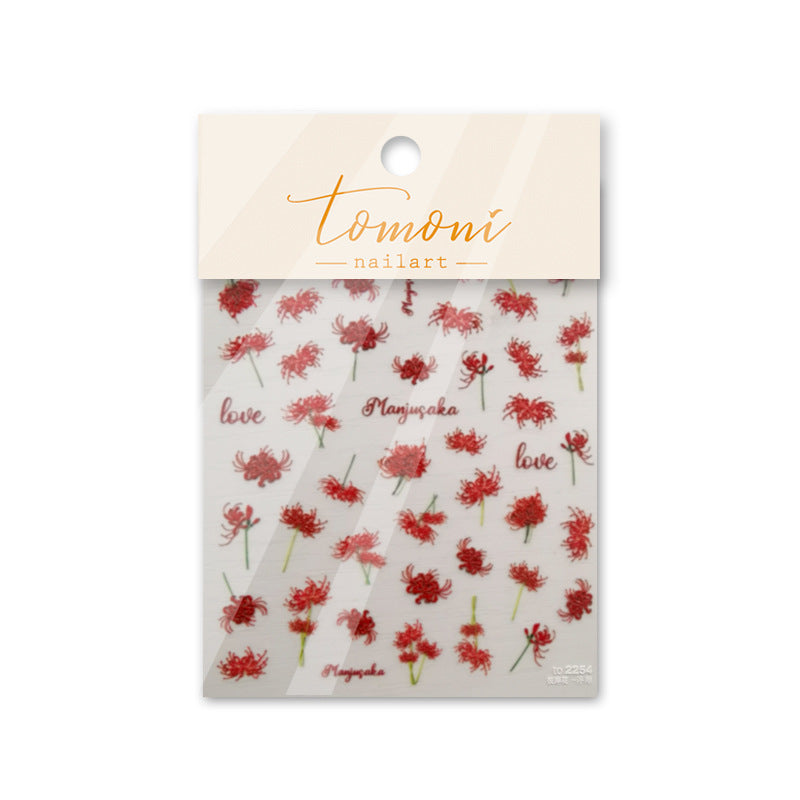 Manjushaka Blooms – Romantic Floral Nail Art Set