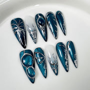 Unhas Postiças da Série Midnight Web