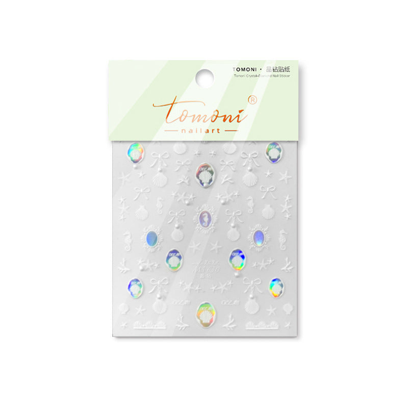365nails: "golden ocean crystal" – Nail Art Stickers