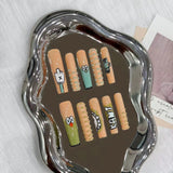 Pure handmade press on nails   nail art fake nails beauty | 365nails