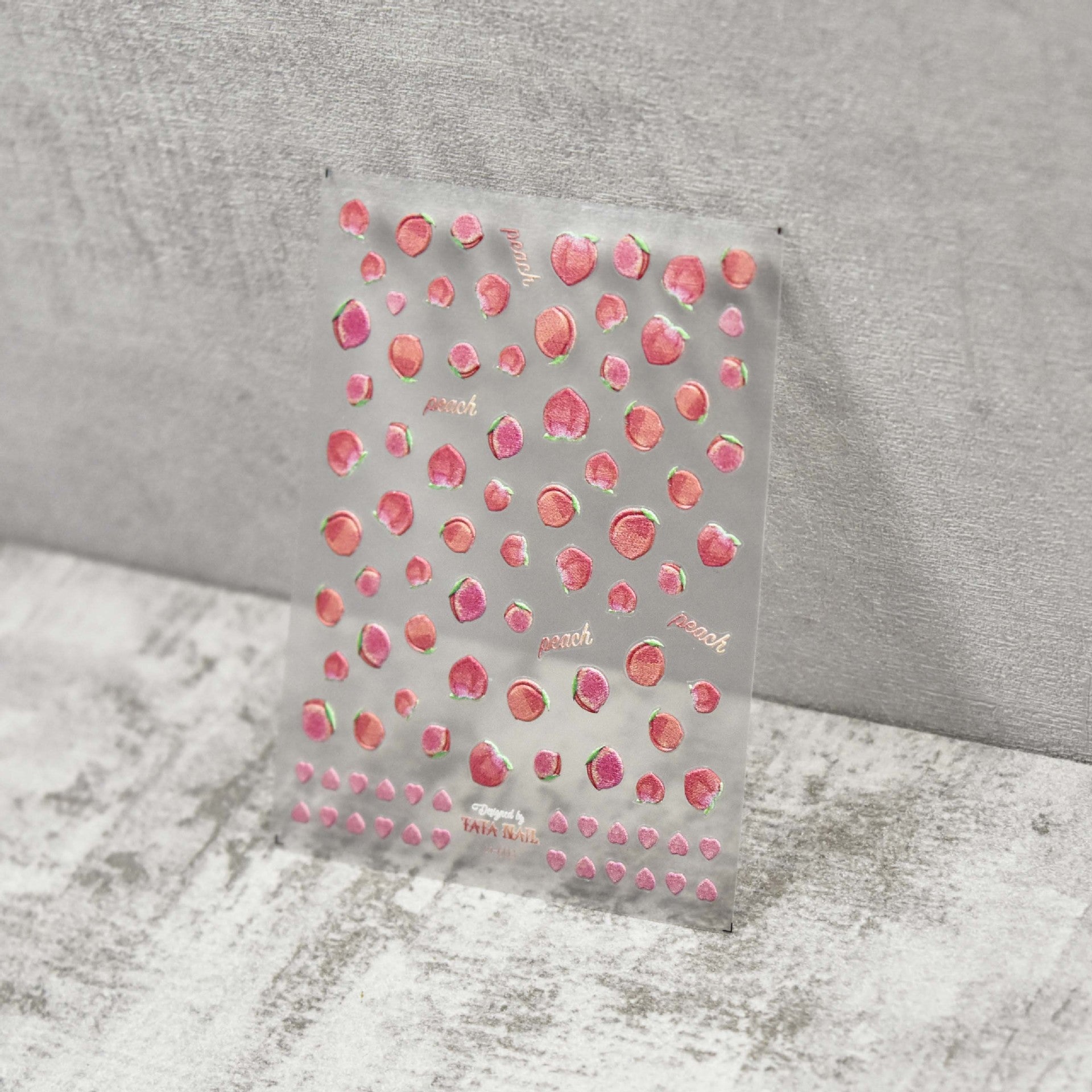 365nails: "Watercolor Peach Fruit" – Nail Art Stickers