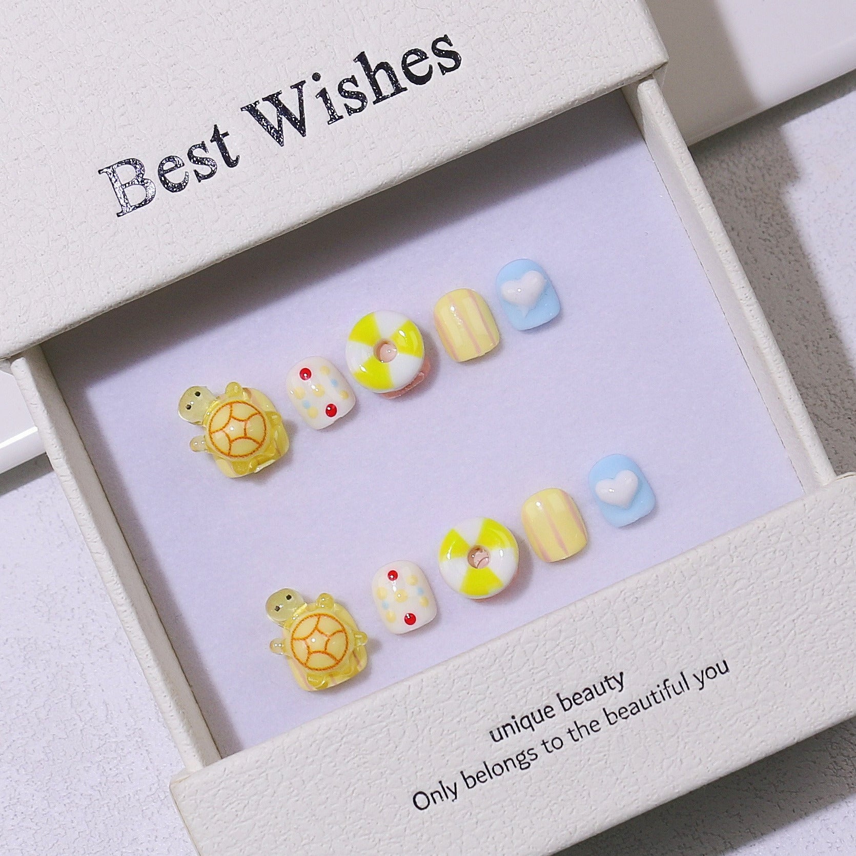 Children's special cute cartoon nail art 3-12 years old girls and children nail art film