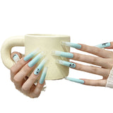 Pure handmade press on nails   nail art fake nails beauty | 365nails