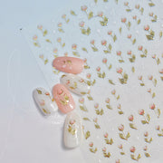 365nails: "Gold-Trimmed Tulip" – nail art stickers
