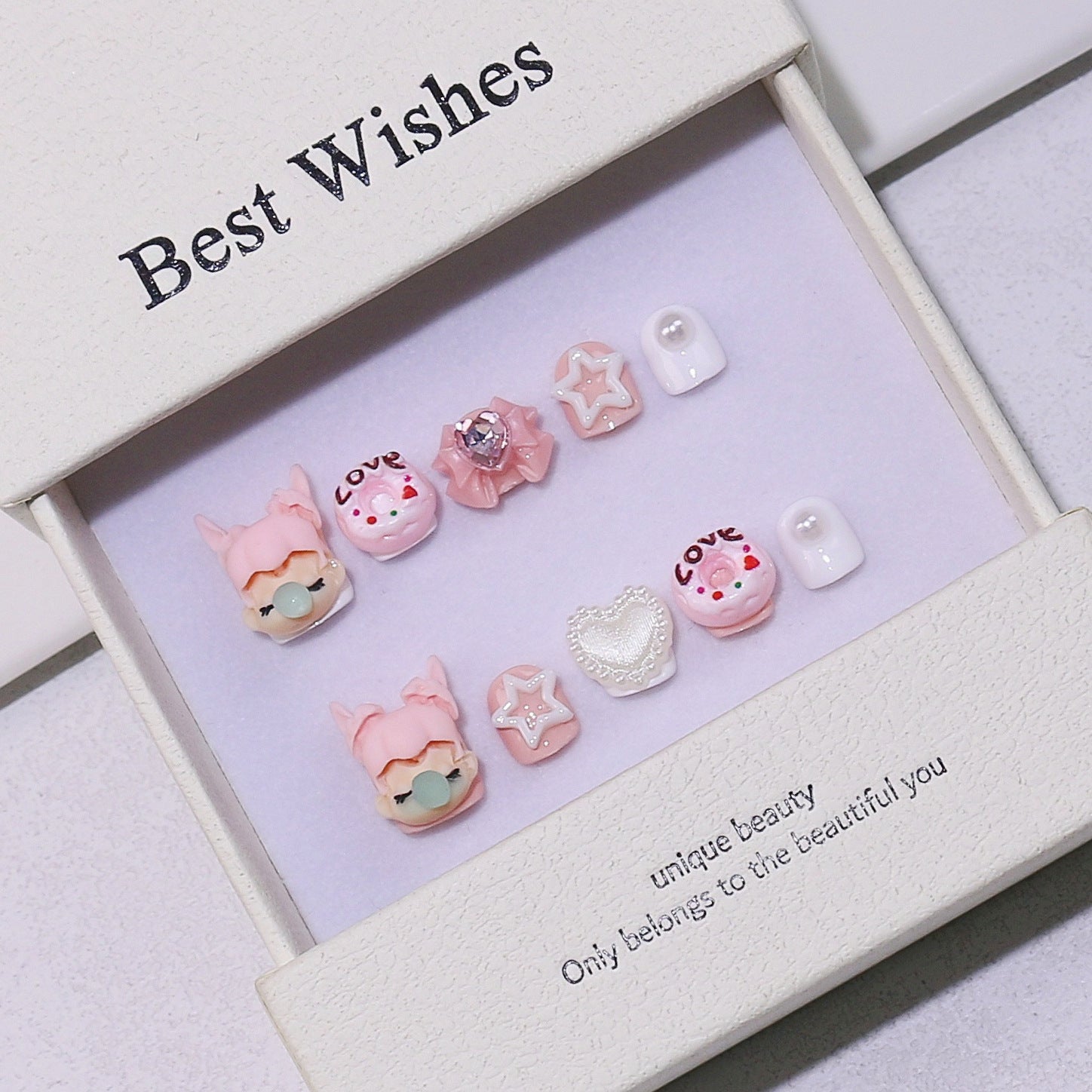 Children's special cute cartoon nail art 3-12 years old girls and children nail art film