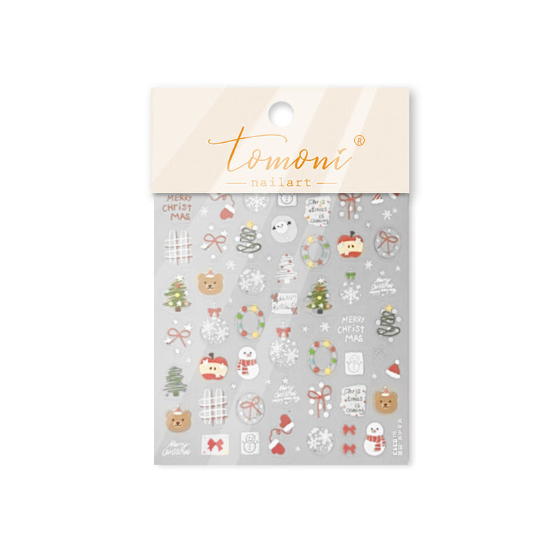 365nails: "Christmas Gingerbread" – Nail Art Stickers