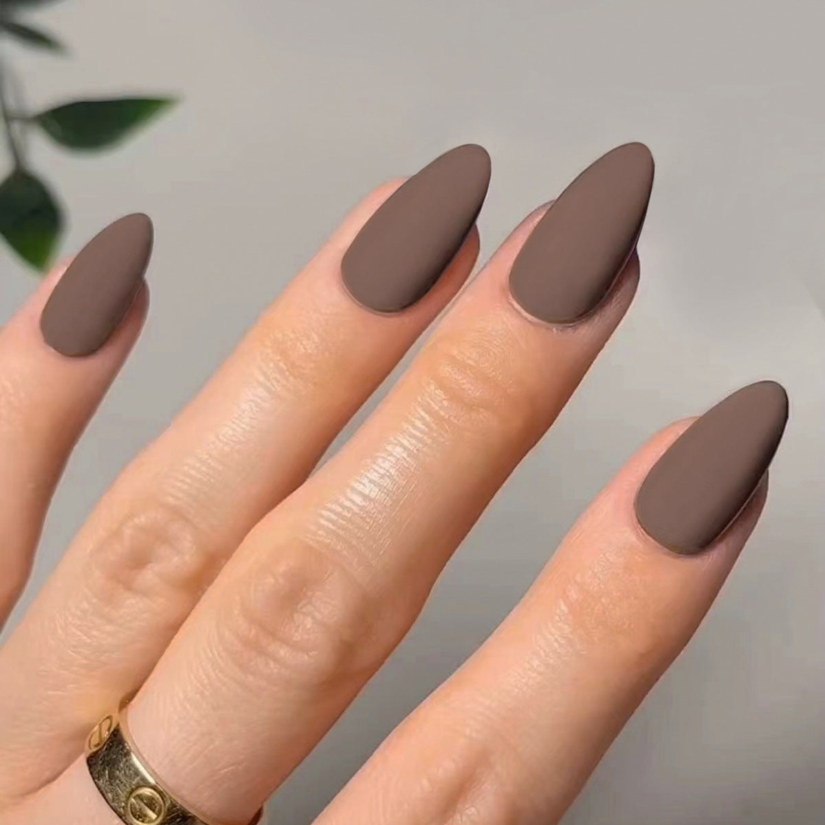 Factory direct sales solid color feel matte nail art wholesale nail art piece finished product press-on nails short nail piece nails｜365nails