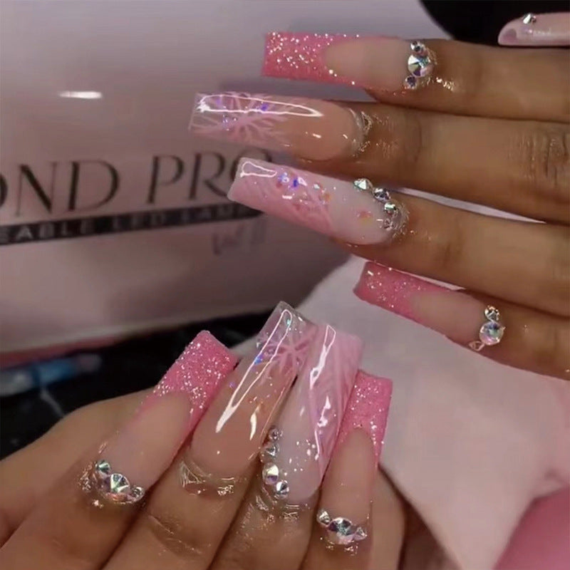 Christmas wear nail special fake nail nail nail piece press on nails｜365nails
