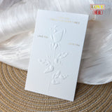 Embossed Gold Cotton Display Cards for Press On Nails (MOQ=50)