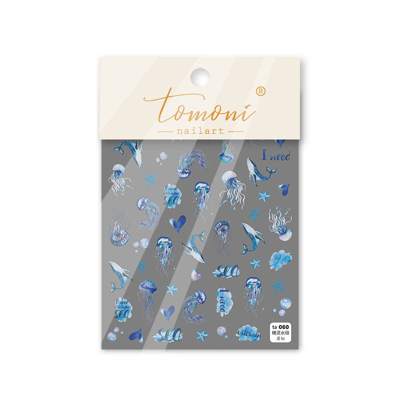 Dreamy Jellyfish – Ocean Nail Art Accent Set